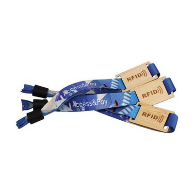 สายรัดข้อมือไม้ไผ่ RFID