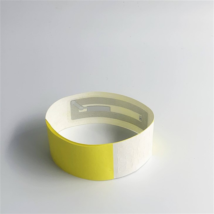 สายรัดข้อมือกระดาษ RFID 13.56Mhz