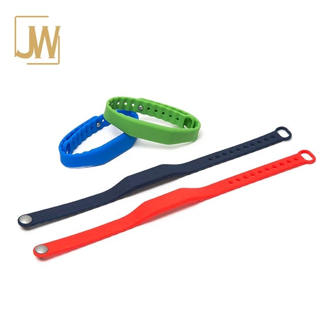Adjustable RFID Silicone Wristband