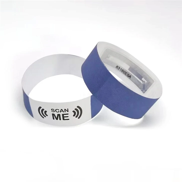 สายรัดข้อมือ RFID รหัส Qr แบบกำหนดเอง