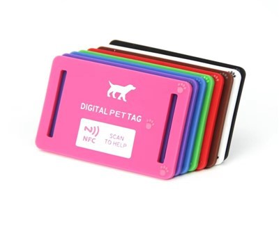 แท็กชื่อสุนัขซิลิโคน